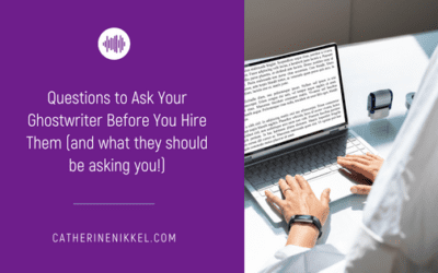 Questions to Ask Your Ghostwriter Before You Hire Them